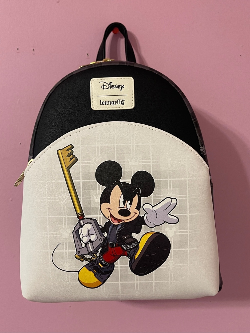 kingdom hearts Disney Mickey Mouse loungefly backpack bag sora goth keyblade
